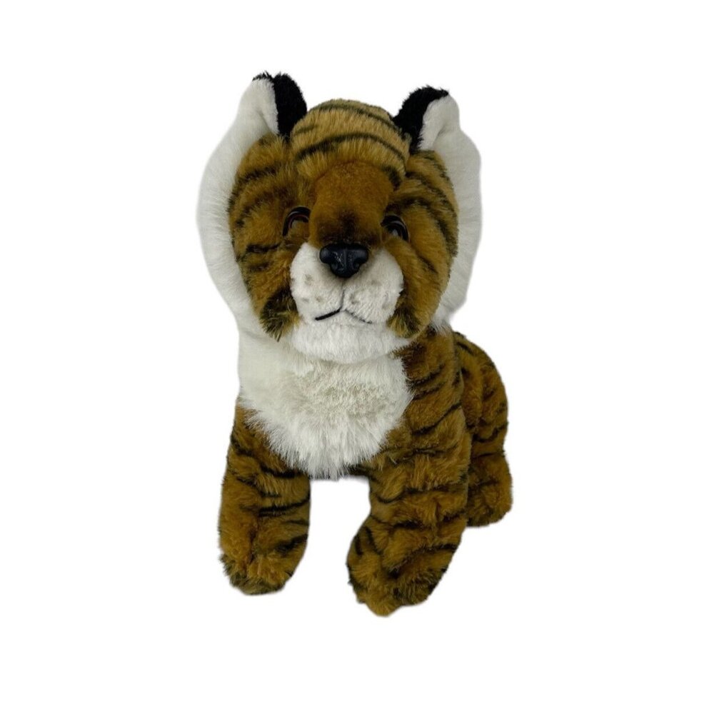Dan Dee Siberian Tiger Cub 12" Plush‎ Stuffed Animal Toy Brown White #647248